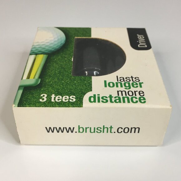 Brush T Golf Driver Tees New 3 Pack Lasts Longer More Distance Pride Golf Tee - Picture 8 of 8